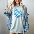 Bavarian Flag As Heart Blue Diamond Bavaria Women's Comfort Colors T-Shirt Bay