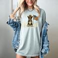 Boston Terrier 4th Of July US American Flag Dog Patriotic Women's Comfort Colors T-Shirt Bay