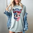 Boston Terrier 4th Of July US Merica Bostie Dog Patriotic For Men Women Kids Women's Comfort Colors T-Shirt Bay
