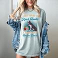 Boston Terrier American Gentleman Bibliophile Book Lover Women's Comfort Colors T-Shirt Bay