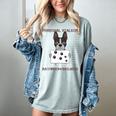 Boston Terrier American Gentleman Personal Stalker Dog Lover Women's Comfort Colors T-Shirt Bay