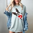 Boston Terrier Bostie Dog Kids Women Girls Women's Comfort Colors T-Shirt Bay