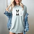 Boston Terrier Dad Of A Bostie Dad Bostie Father Women's Comfort Colors T-Shirt Bay