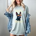 Boston Terrier Dad Boston Bull Bostie Dog Women's Comfort Colors T-Shirt Bay