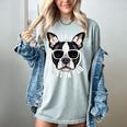 Boston Terrier Dad Father’s Day Dog Dad Men’s Women's Comfort Colors T-Shirt Bay