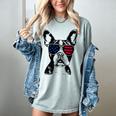 Boston Terrier Dog 4th July America USA Flag Men Women Kids Women's Comfort Colors T-Shirt Bay