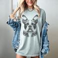Boston Terrier Dog Bostie Nature Memorial Idea Men Women Women's Comfort Colors T-Shirt Bay