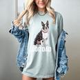 Boston Terrier Dog Dad Boston Terrier Dog Lovers Women's Comfort Colors T-Shirt Bay