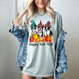 Boston Terrier Dog Lover Fall Ya'Ll Halloween Costume Men Women Women's Comfort Colors T-Shirt Bay