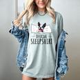 Boston Terrier Dog Lovers Sleepshirt Apparel Men Women Women's Comfort Colors T-Shirt Bay