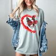 Boston Terrier Dog Mom Dad Valentine’s Day Pet Lover For Men Women Kids Women's Comfort Colors T-Shirt Bay