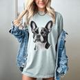 Boston Terrier Dog Motif Pet Illustration Boston Terrier For Men Women Kids Women's Comfort Colors T-Shirt Bay