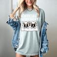 Boston Terrier Dog Official Sleep Pajamas Nightgown Women's Comfort Colors T-Shirt Bay