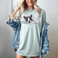 Boston Terrier Dog Official Sleeping Men Women Girls Kids Women's Comfort Colors T-Shirt Bay