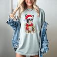 Boston Terrier Dog Ugly Christmas Dog Xmas For Men Women Kids Women's Comfort Colors T-Shirt Bay