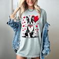 Boston Terrier Dog Valentine's Day Dog Owner Valentine Women's Comfort Colors T-Shirt Bay