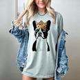Boston Terrier Dog Wearing Crown For Men Women Girls Kids Women's Comfort Colors T-Shirt Bay