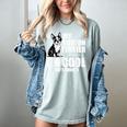 Boston Terrier Dog Women's Comfort Colors T-Shirt Bay