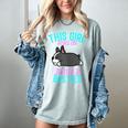 Boston Terrier This Girl Runs On Jesus And Boston Terriers Women's Comfort Colors T-Shirt Bay