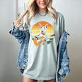 Boston Terrier Guitar Retro Women's Comfort Colors T-Shirt Bay