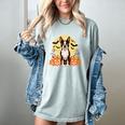 Boston Terrier Halloween Dog Lover Pumpkin Costume Women's Comfort Colors T-Shirt Bay