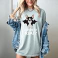 Boston Terrier Halloween Shirt Did Someone Say Treat Women's Comfort Colors T-Shirt Bay