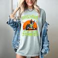 Boston Terrier Halloween Zombie American Gentleman Dog Lover Women's Comfort Colors T-Shirt Bay