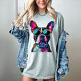 Boston Terrier Lovers Pop Art Boston Terrier Women's Comfort Colors T-Shirt Bay