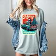 Boston Terrier Merry Christmas Tree Truck Santa Dog X-Mas Women's Comfort Colors T-Shirt Bay
