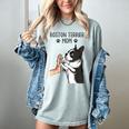 Boston Terrier Mom Dogs Mum Woman Women's Comfort Colors T-Shirt Bay