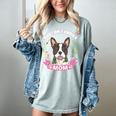 Boston Terrier Mom Mother's Day Women's Comfort Colors T-Shirt Bay