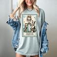 The Boston Terrier Mom Skeleton Spooky Season Halloween Women's Comfort Colors T-Shirt Bay