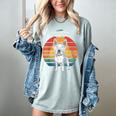Boston Terrier UFO Alien Boston Terrier Dog Mom Dad Women's Comfort Colors T-Shirt Bay