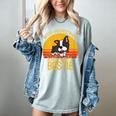 Boston Terrier Never Underestimate a Girl With a Bostie Women's Comfort Colors T-Shirt Bay
