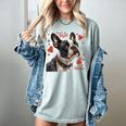 Boston Terrier Is My Valentine Cute Pet Dog Owner Valentine Women's Comfort Colors T-Shirt Bay