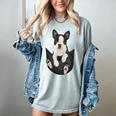 Dog Lovers Boston Terrier In Pocket Dog Face For Men Women Kids Women's Comfort Colors T-Shirt Bay