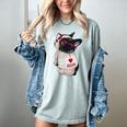 Girls I Heart Mom Love Mama Boston Terrier Dog Lover Women's Comfort Colors T-Shirt Bay