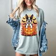 Halloween Retro Boston Terrier Women's Comfort Colors T-Shirt Bay