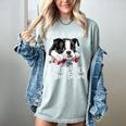 Just a Woman Who Loves Her Boston Terrier Cute Dog Mom Women's Comfort Colors T-Shirt Bay