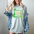 Kids My Nonna Loves Me Dinosaur Grandson Women's Comfort Colors T-Shirt Bay