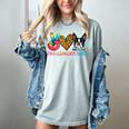 Peace Love Boston Terrier Tie Dye Dog Lover For Men Women Girls Kids Women's Comfort Colors T-Shirt Bay