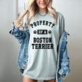 Property Of Boston Terrier Boston Terrier Shirt Women's Comfort Colors T-Shirt Bay