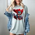 Super Power Superhero Boston Terrier Dog For Men Women Kids Women's Comfort Colors T-Shirt Bay