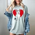 Valentine's Day Boston Terrier Lover Women's Comfort Colors T-Shirt Bay
