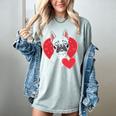 Valentine's Day Boston Terrier Women's Comfort Colors T-Shirt Bay