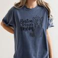 Boston Terrier Dog Bostie Mom Idea For Women Women's Comfort Colors T-Shirt Denim