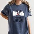 Boston Terrier Dog Lovers Sleepshirt Apparel Men Women Women's Comfort Colors T-Shirt Denim