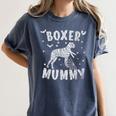 Boxer Dog Mama Halloween Women's Comfort Colors T-Shirt Denim