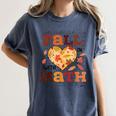 Fall Teacher Fall In Love With Math Math Thanksgiving For Men Women Women&#x27;s Comfort Colors T-Shirt Denim