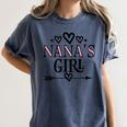 Granddaughter Nanas Girl Women's Comfort Colors T-Shirt Denim